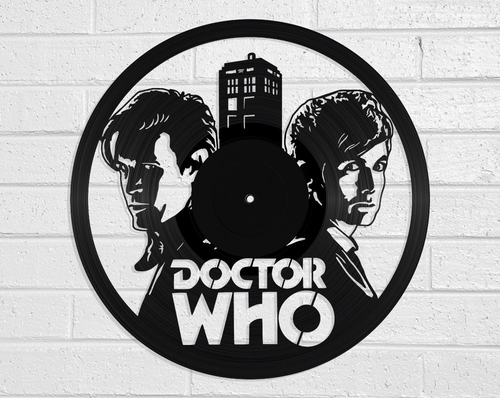 Doctor Who - revamped-records - vinyl-record-art - nz-made