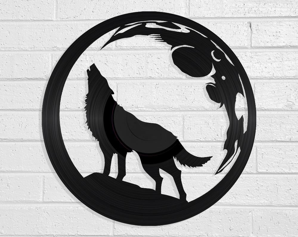 Wolf Moon - revamped-records - vinyl-record-art - nz-made