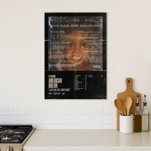 21 Savage · Wood Print