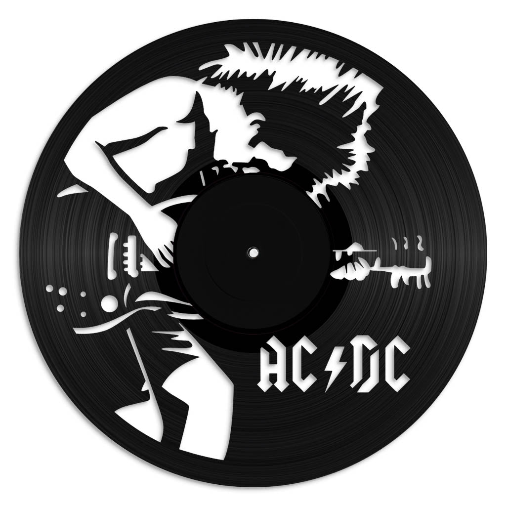 AC/DC music wall art vinyl record design
