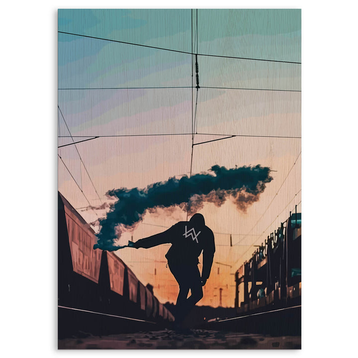 Alan Walker · Wood Print