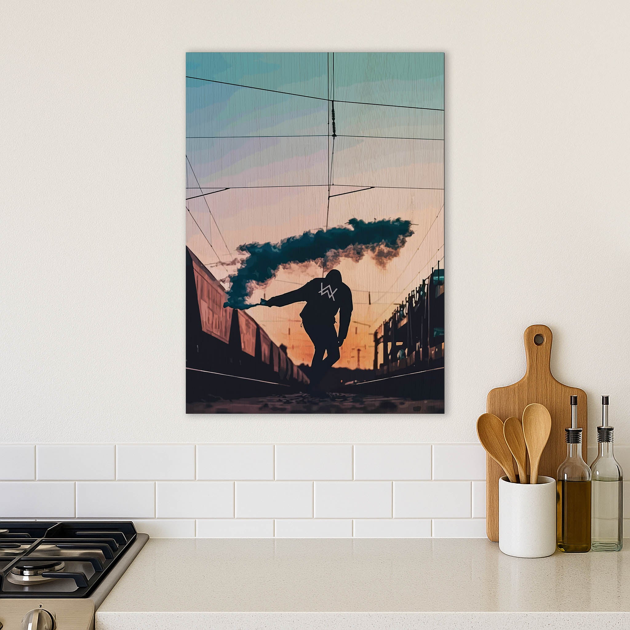Alan Walker · Wood Print