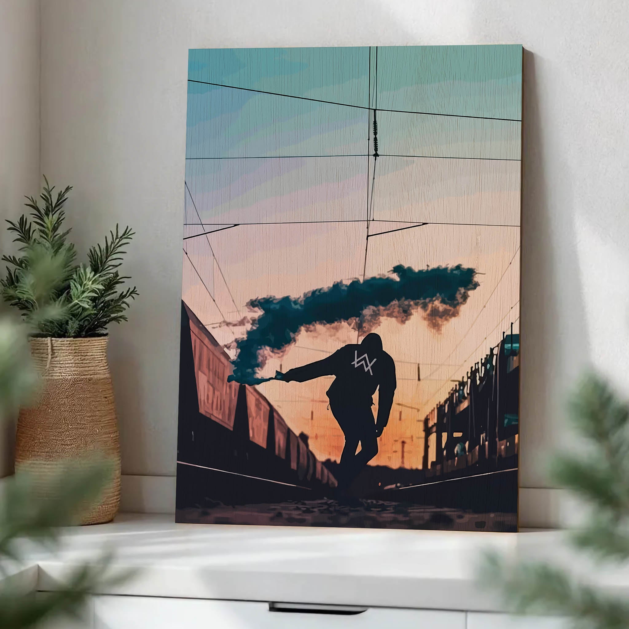 Alan Walker · Wood Print