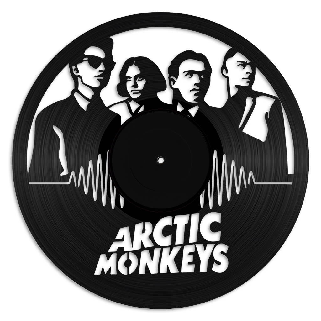 Arctic Monkeys record wall art made from vinyl lp