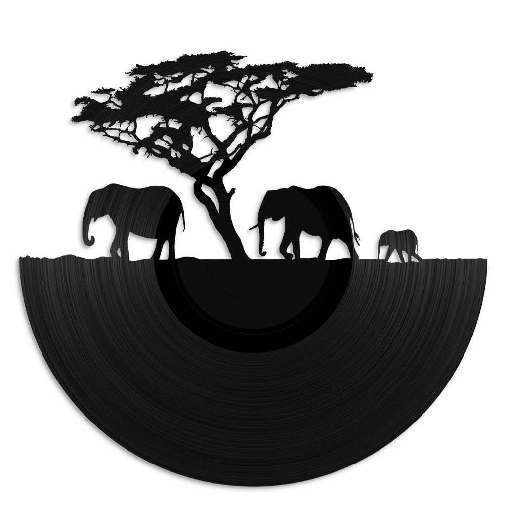 African Sunset - revamped-records - vinyl-record-art - nz-made
