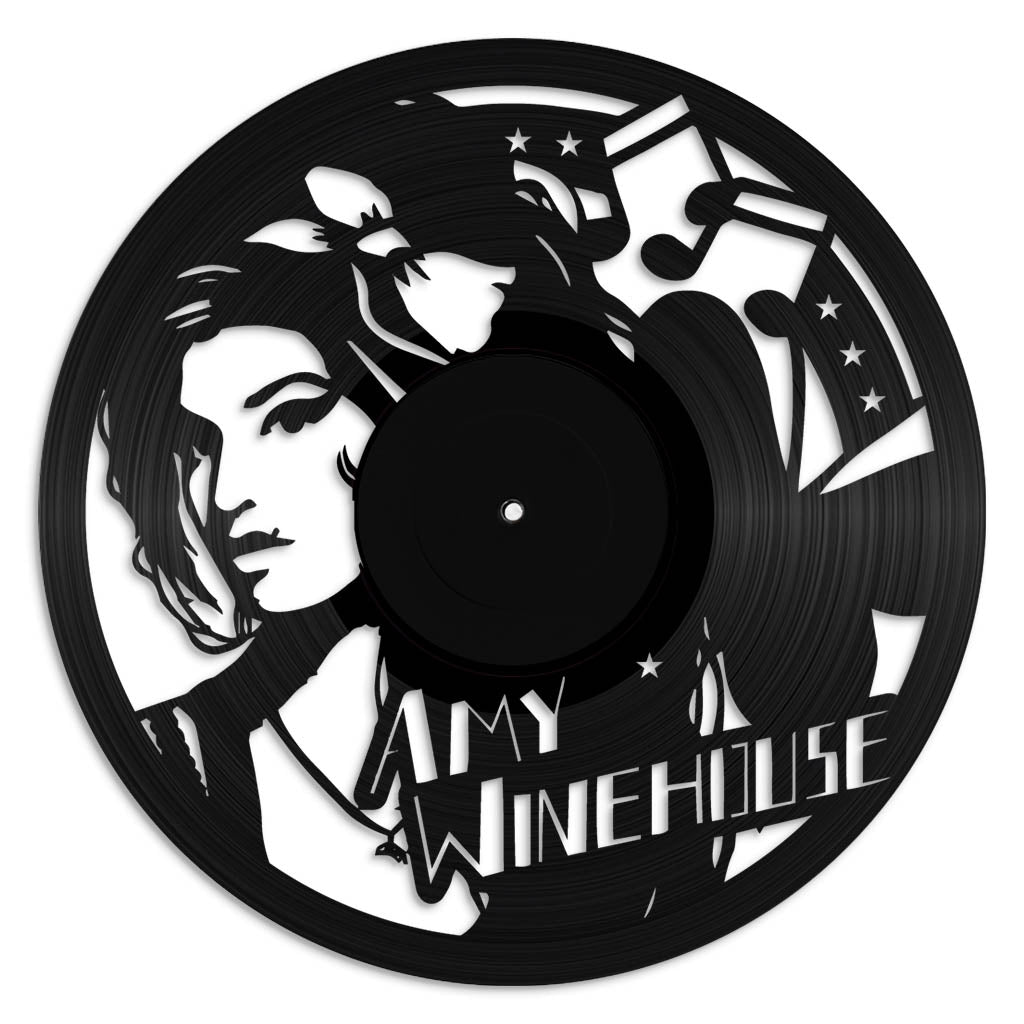 Amy Winehouse music wall art vinyl record design