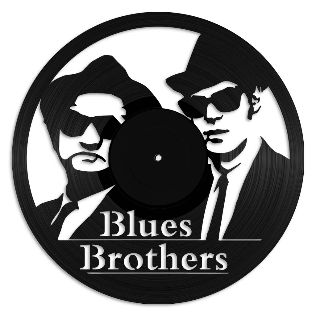 Blues Brothers vinyl record art wall hanging