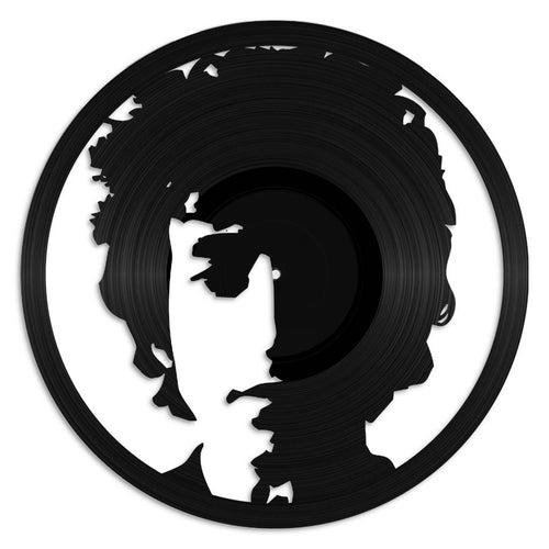 Bob Dylan record wall art made from vinyl lp