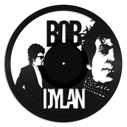 Bob Dylan record wall art made from vinyl lp