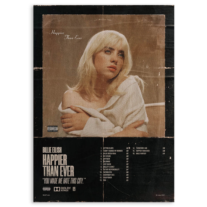 Billie Eilish · Wood Print