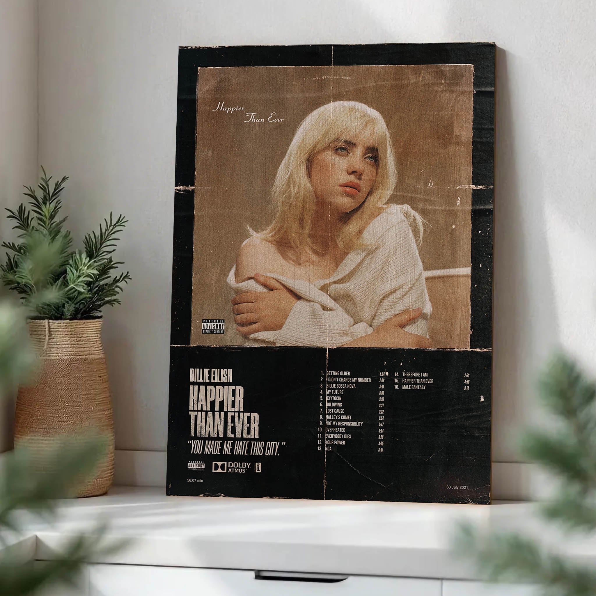 Billie Eilish · Wood Print