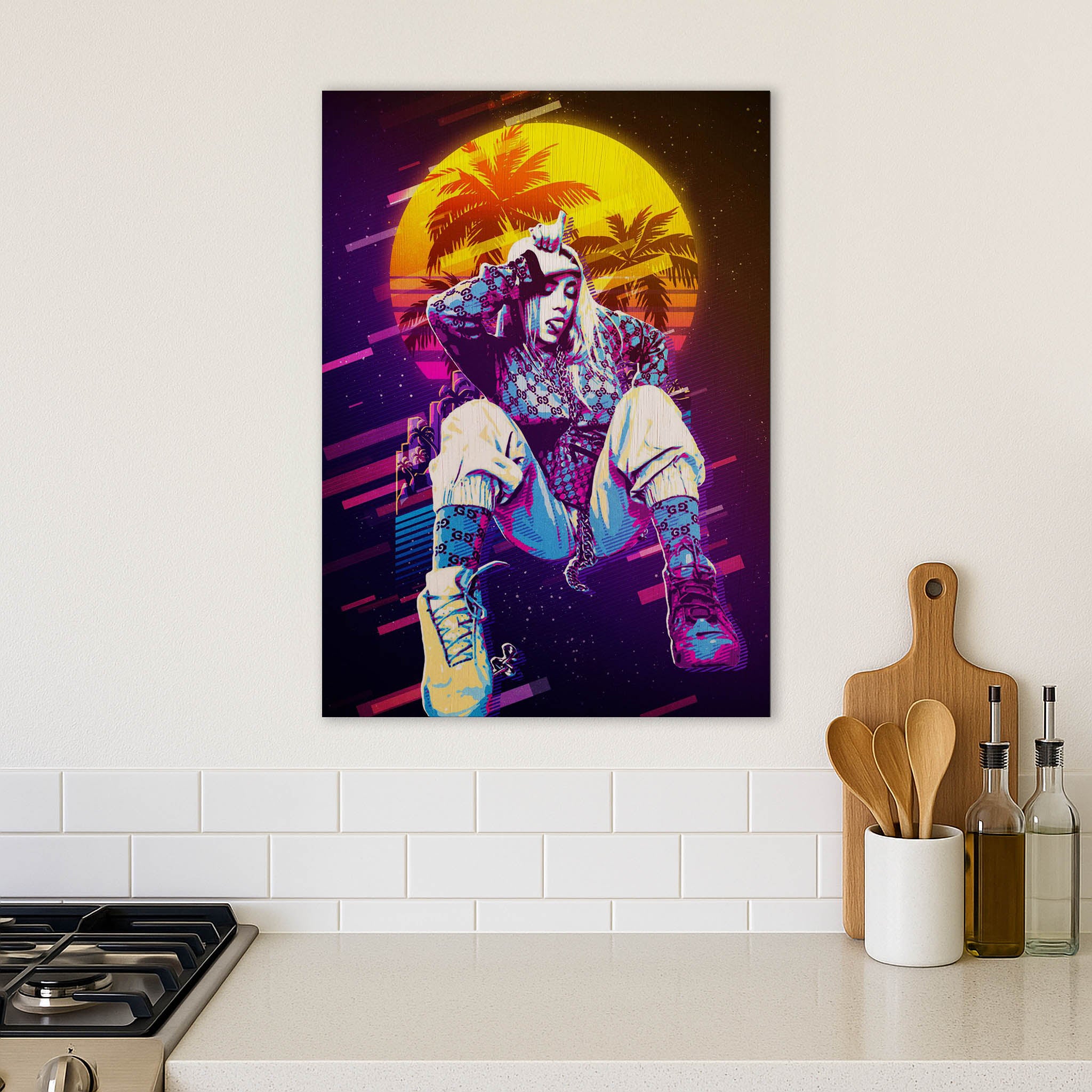 Billie Ellish · Wood Print