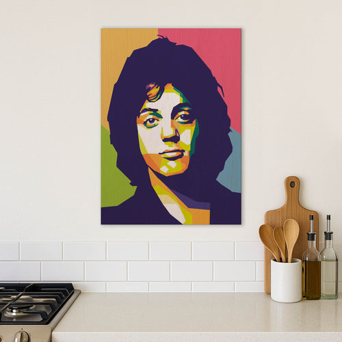 Billy Joel · Wood Print