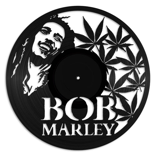 Bob Marley vinyl record art wall hanging