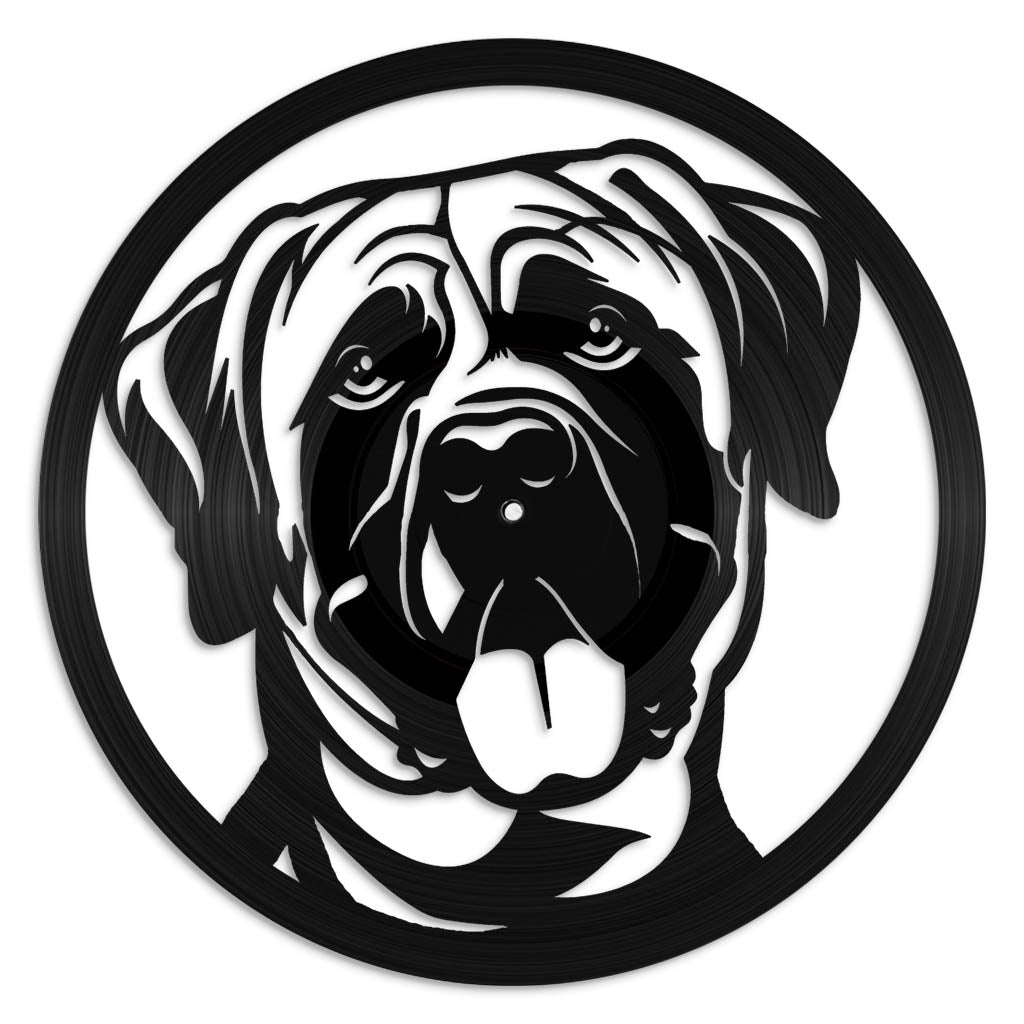 Bullmastiff - revamped-records - vinyl-record-art - nz-made