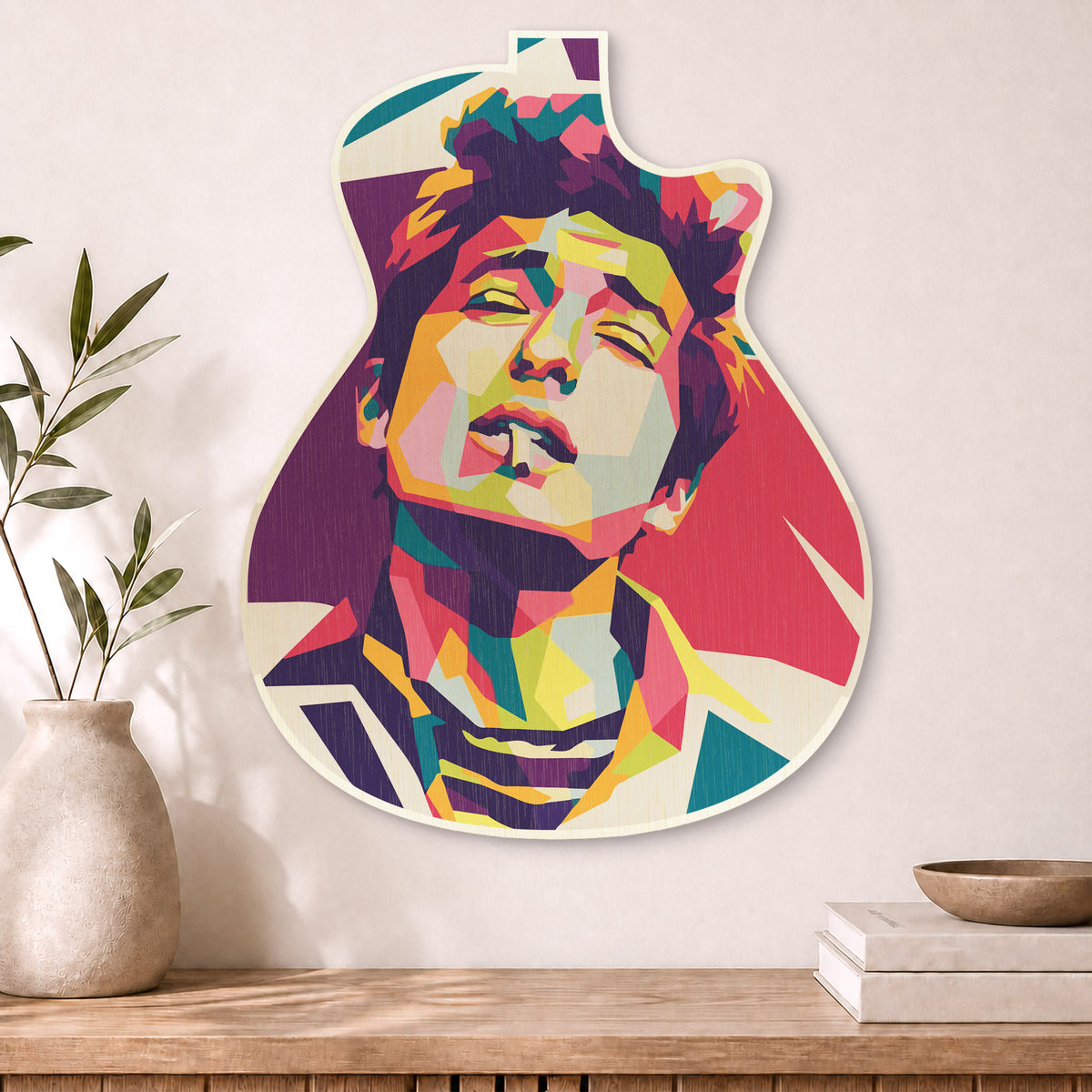 Bob Dylan · Guitar Wall Art