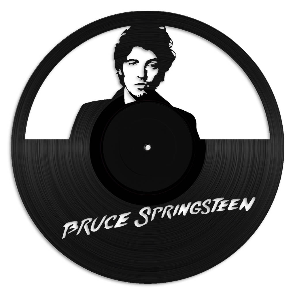 Bruce Springsteen vinyl record art wall hanging