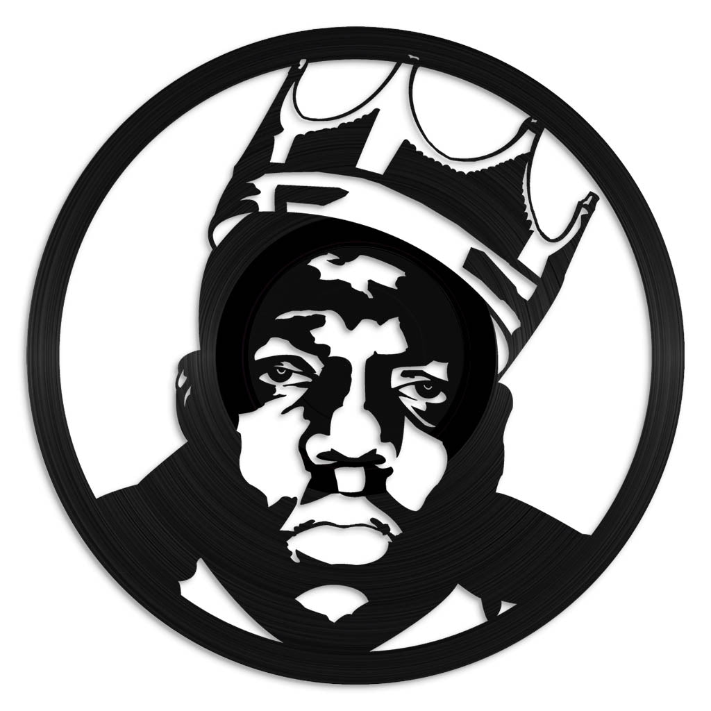 Biggie Smalls music wall art vinyl record design