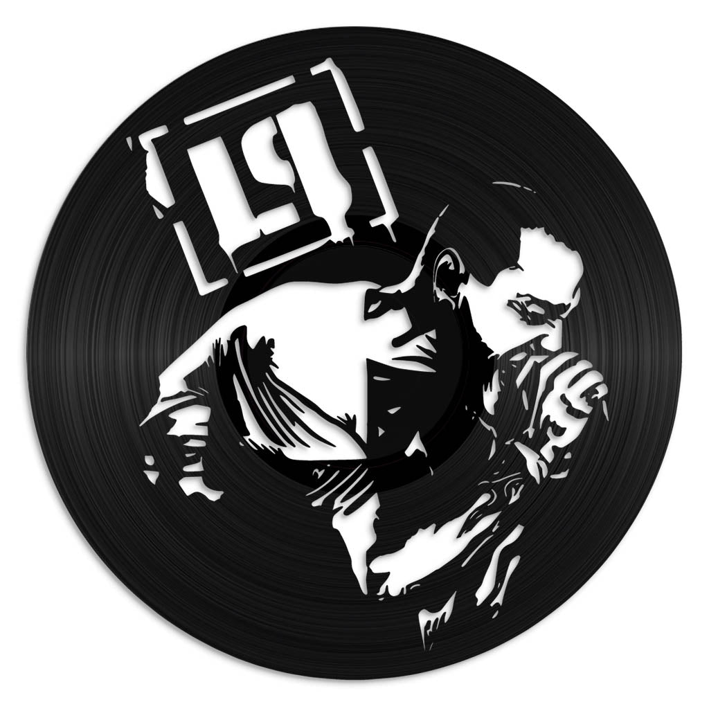 Chester Bennington vinyl record art wall hanging