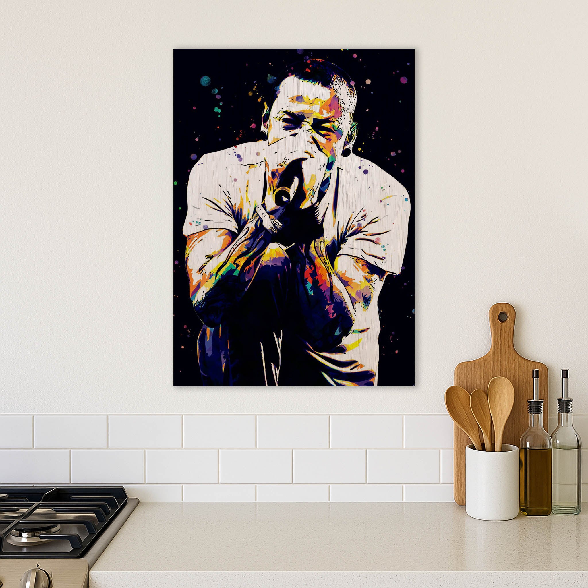 Chester Bennington · Wood Print