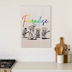 Coldplay Paradise · Wood Print