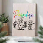 Coldplay Paradise · Wood Print