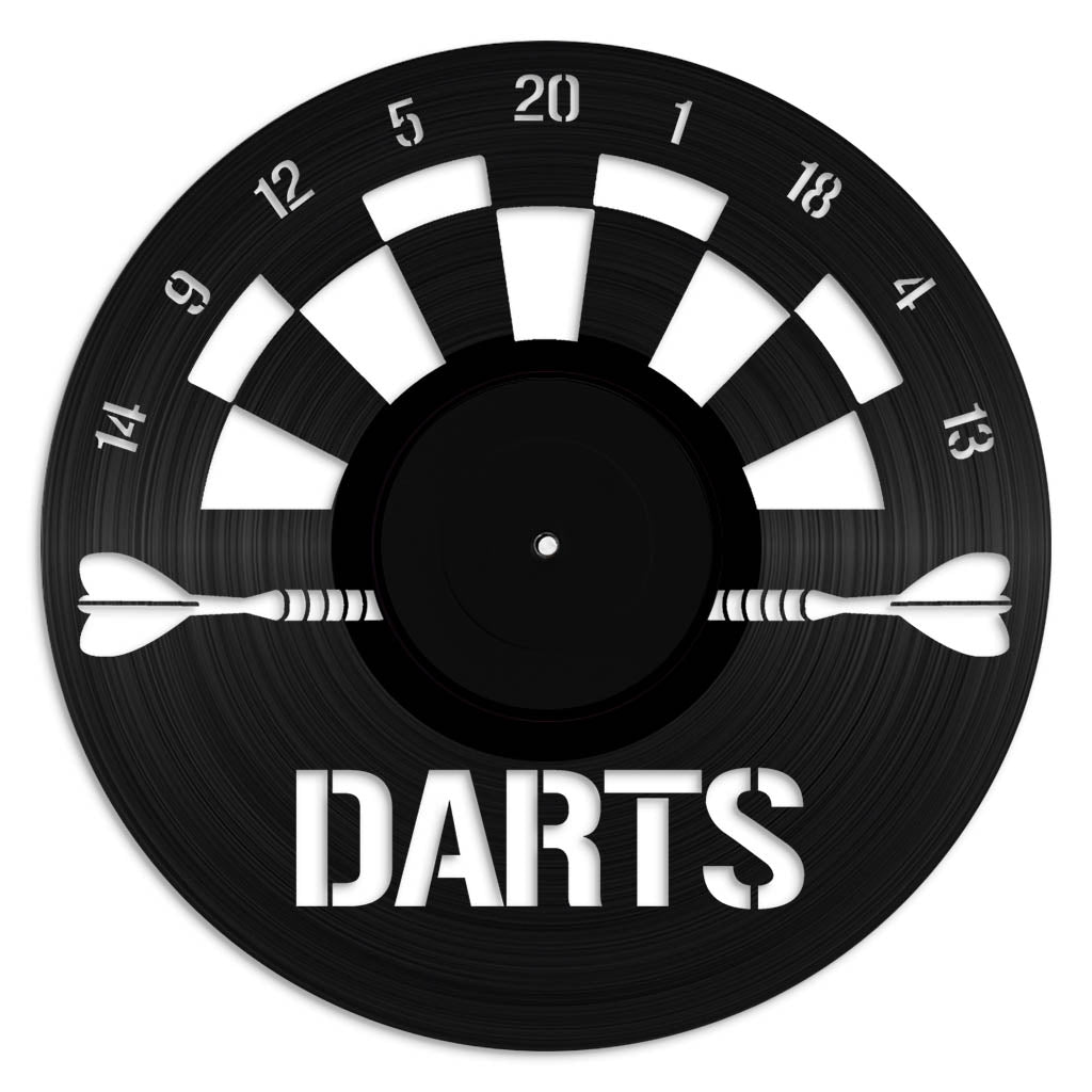 Darts - revamped-records - vinyl-record-art - nz-made