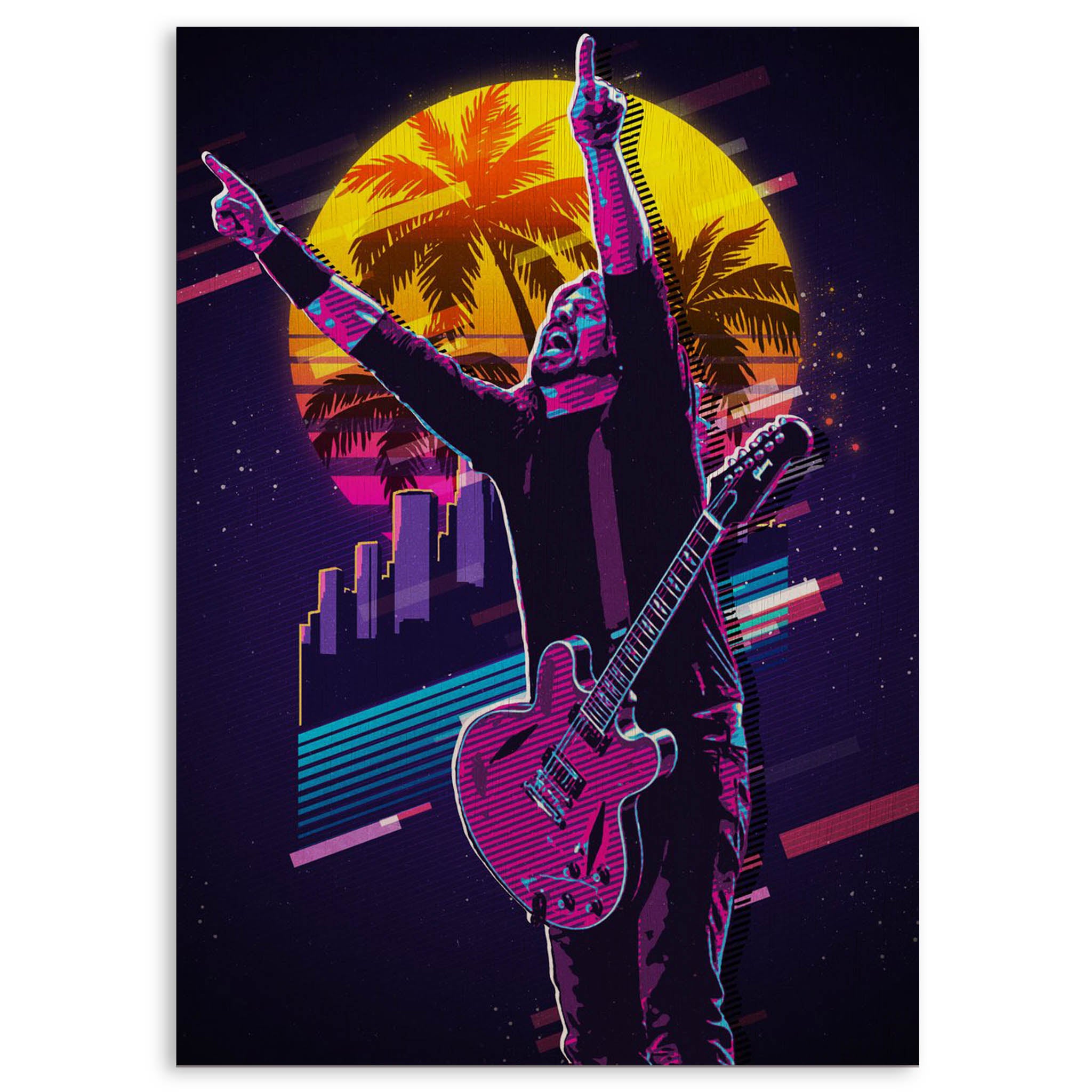 Dave Grohl · Wood Print