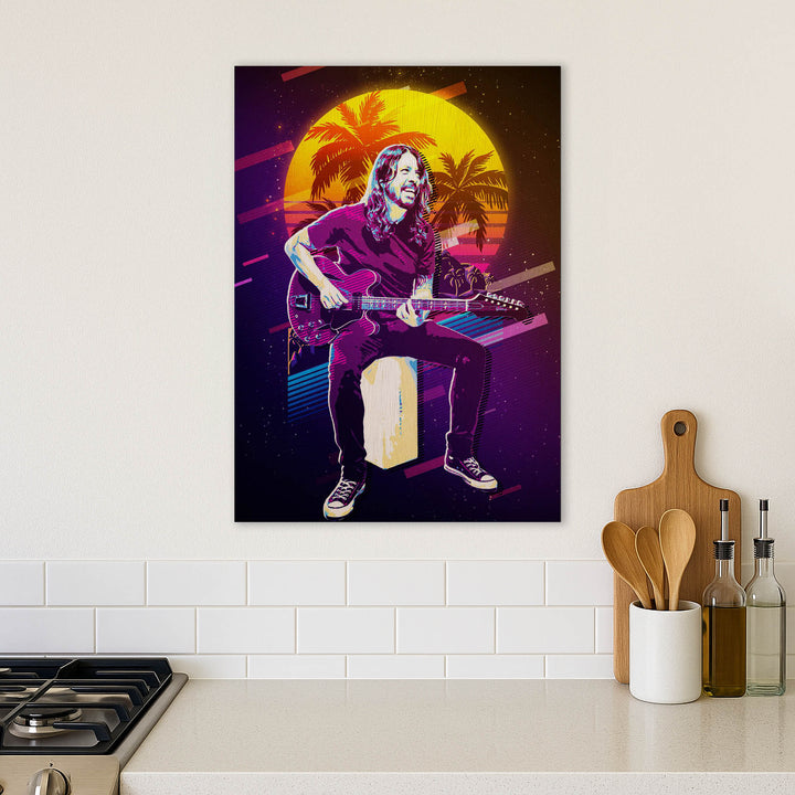 Dave Grohl · Wood Print
