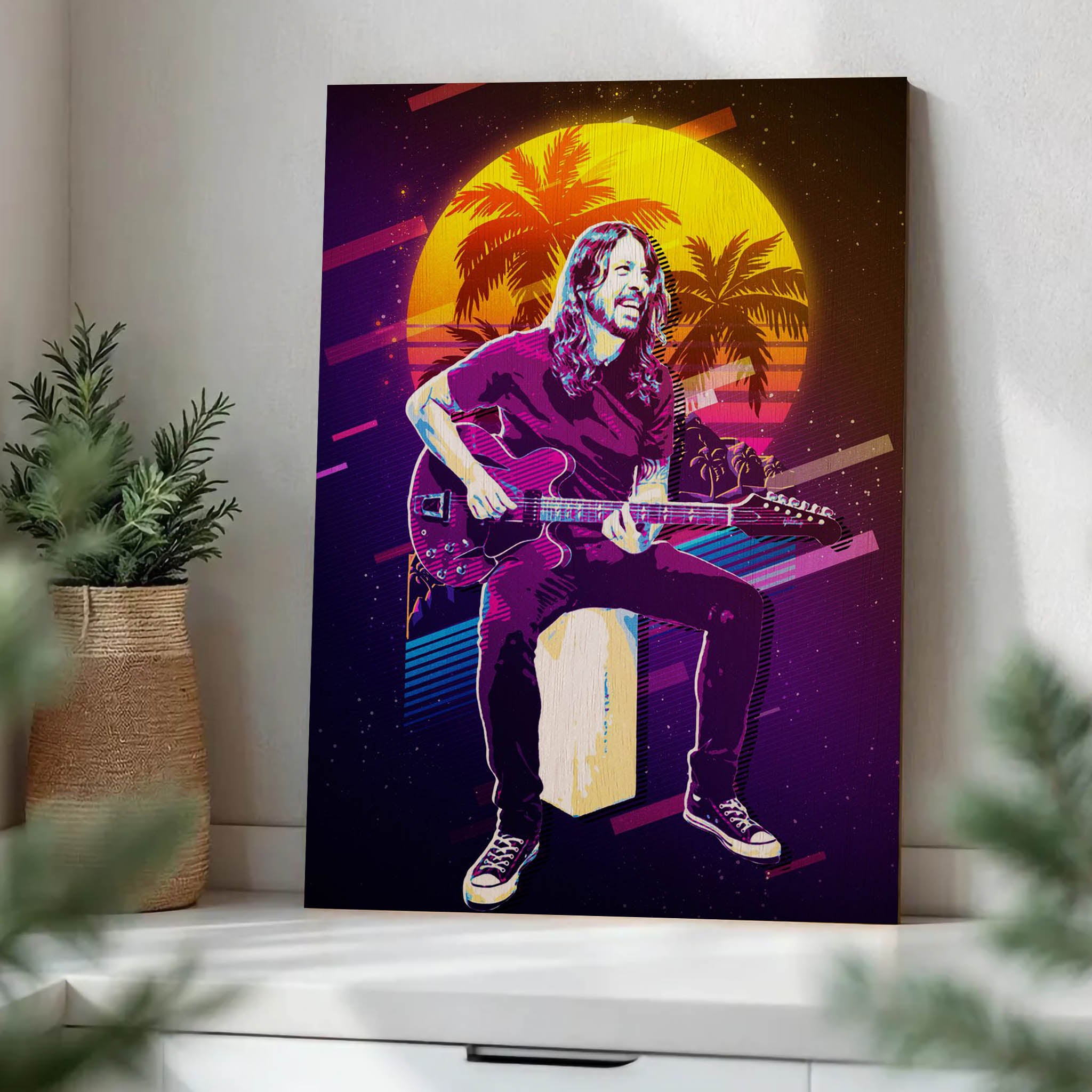 Dave Grohl · Wood Print