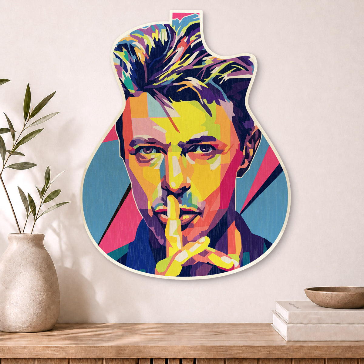 David Bowie · Guitar Wall Art