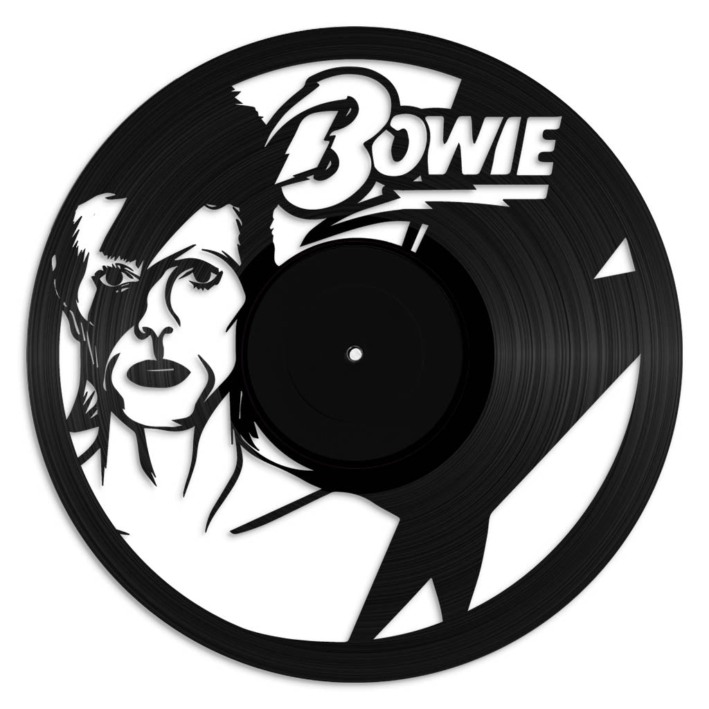 David Bowie vinyl record art wall hanging