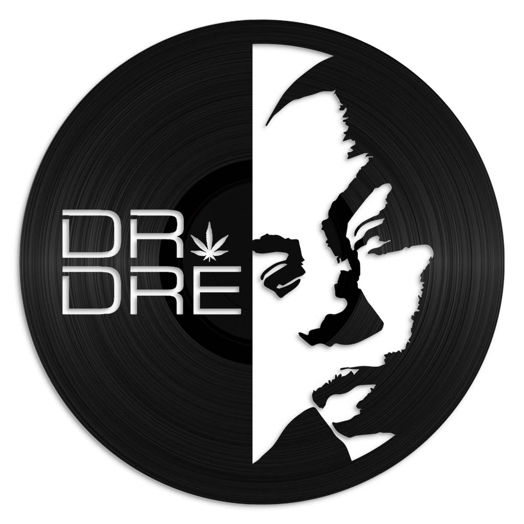 Dr Dre record wall art made from vinyl lp