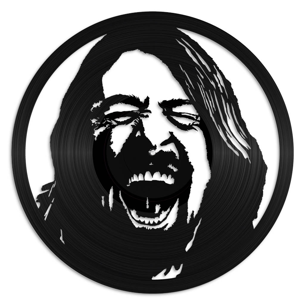 Dave Grohl vinyl record art wall hanging