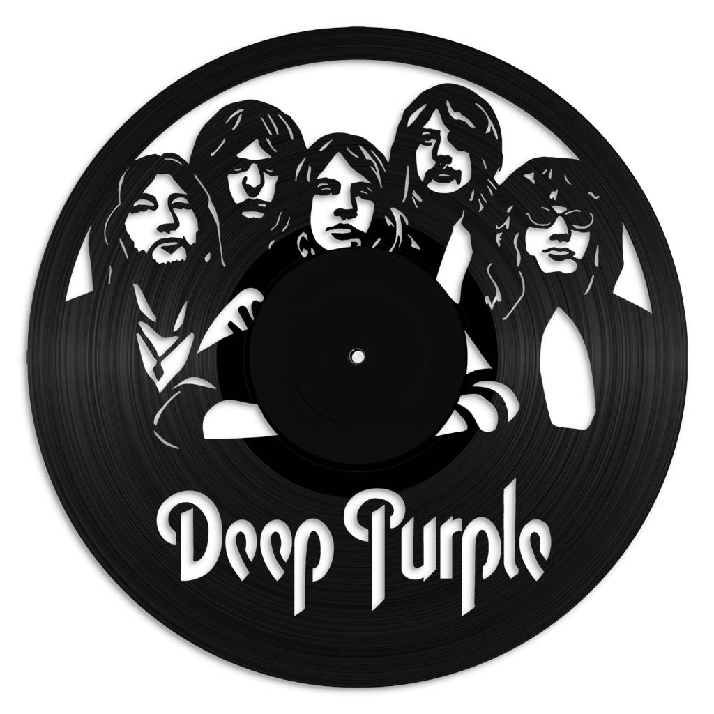 Deep Purple music wall art vinyl record design