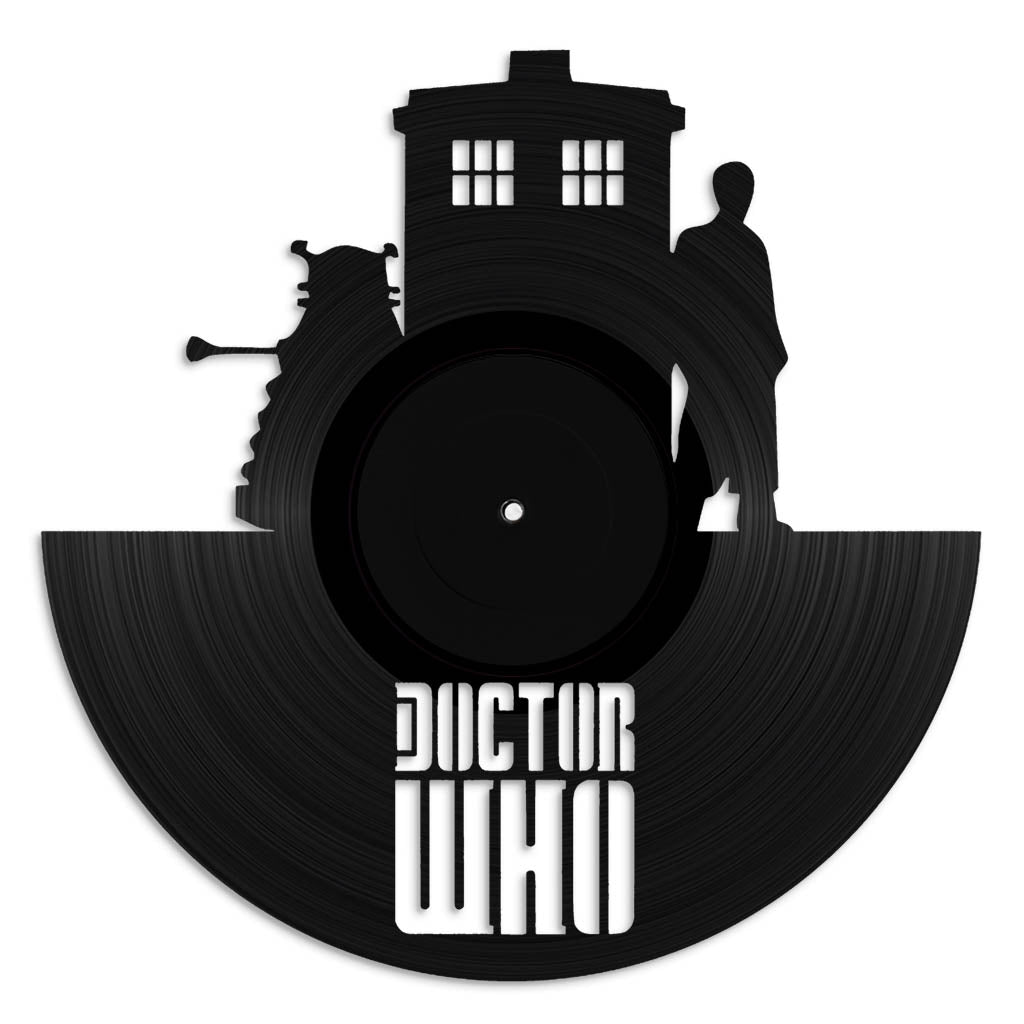 Doctor Who - revamped-records - vinyl-record-art - nz-made