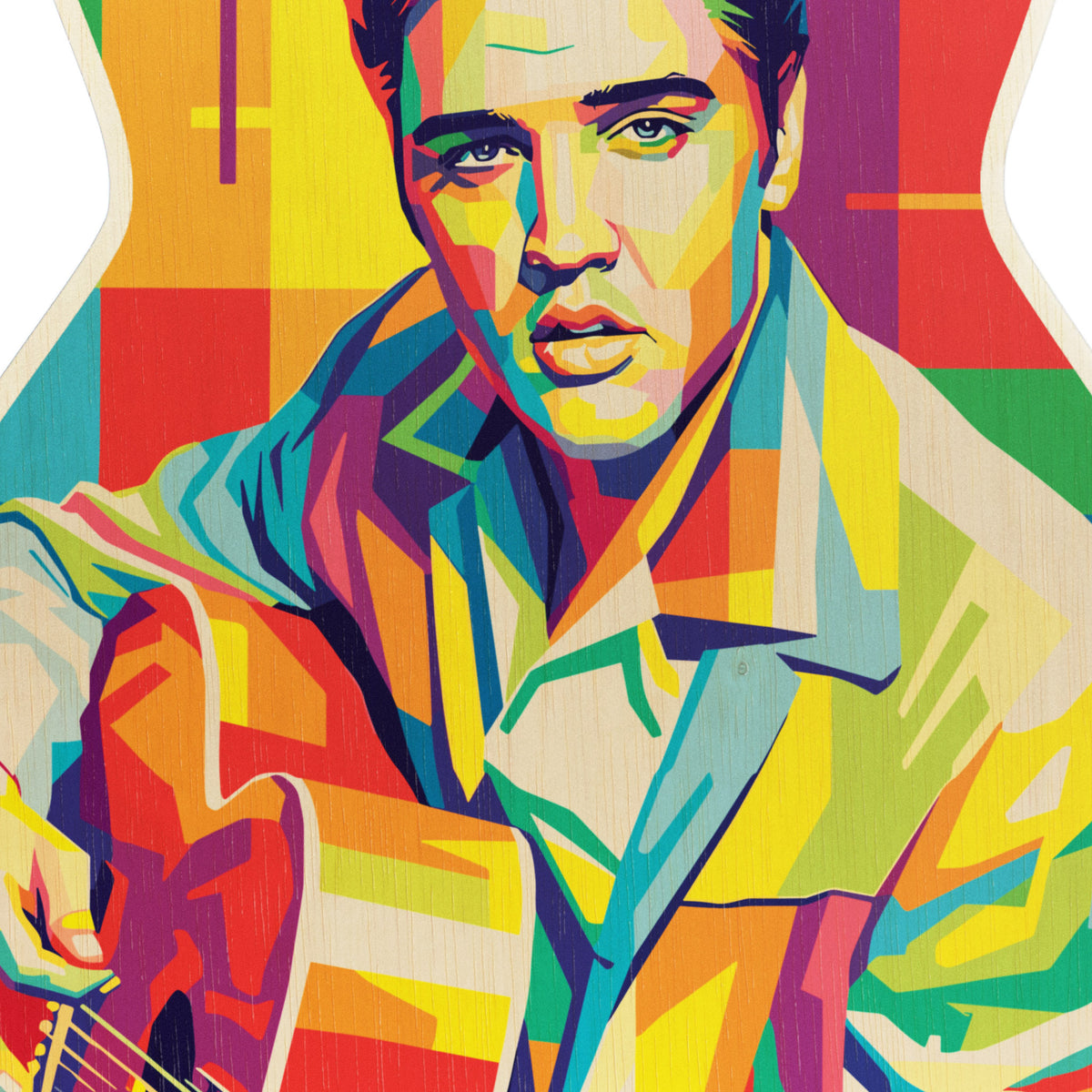 Elvis Presley · Guitar Wall Art