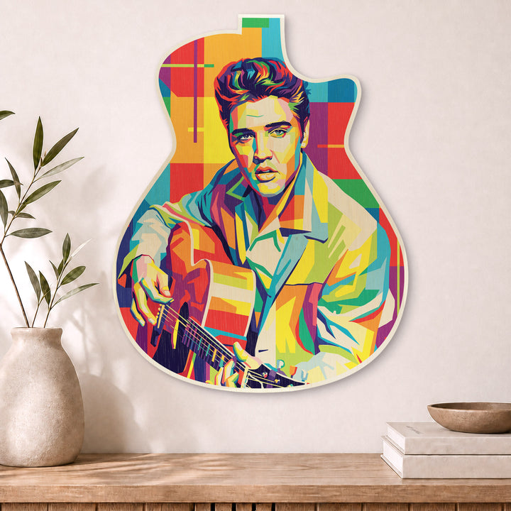 Elvis Presley · Guitar Wall Art
