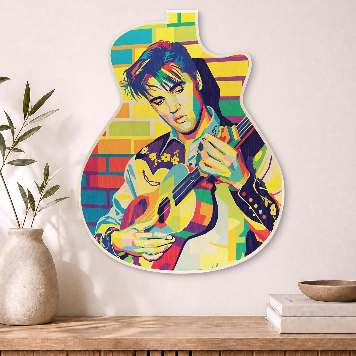 Elvis Presley · Guitar Wall Art