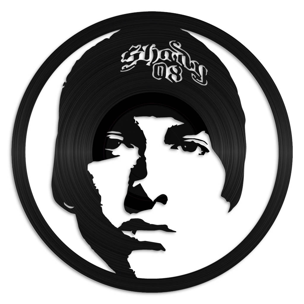 Eminem record wall art made from vinyl lp