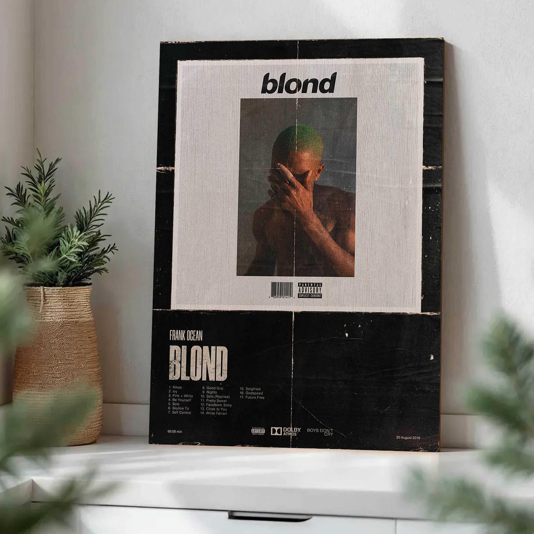 Frank Ocean · Wood Print