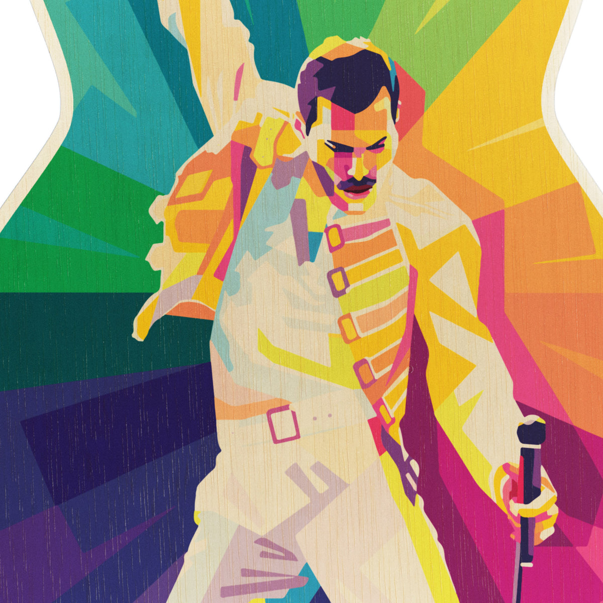 Freddie Mercury · Guitar Wall Art