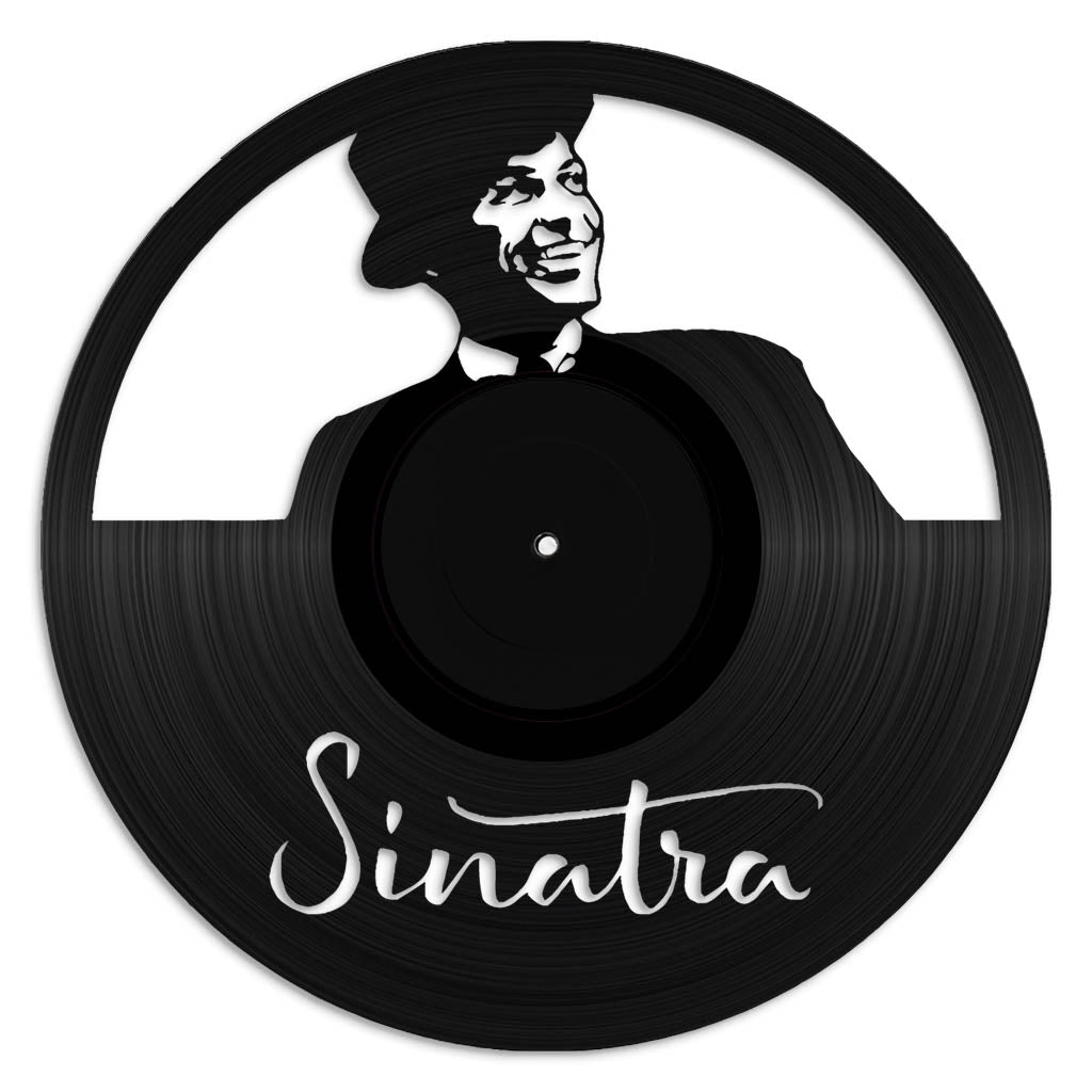 Frank Sinatra vinyl record art wall hanging