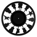 Guitars music wall art vinyl record design
