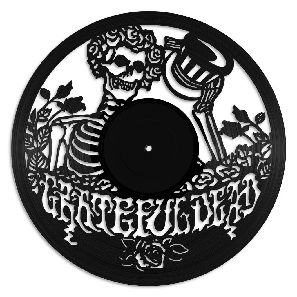 Grateful Dead record wall art made from vinyl lp