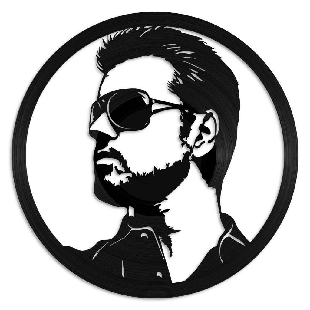 George Michael music wall art vinyl record design