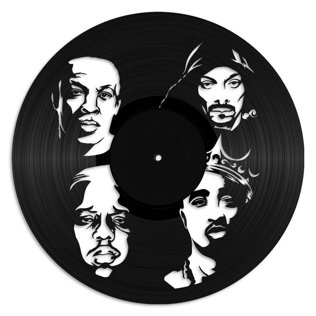 Rap Gods vinyl record art wall hanging