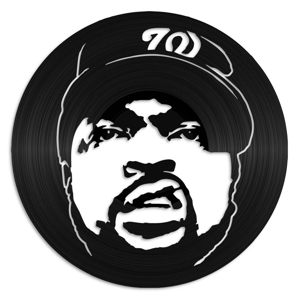 Ice Cube music wall art vinyl record design