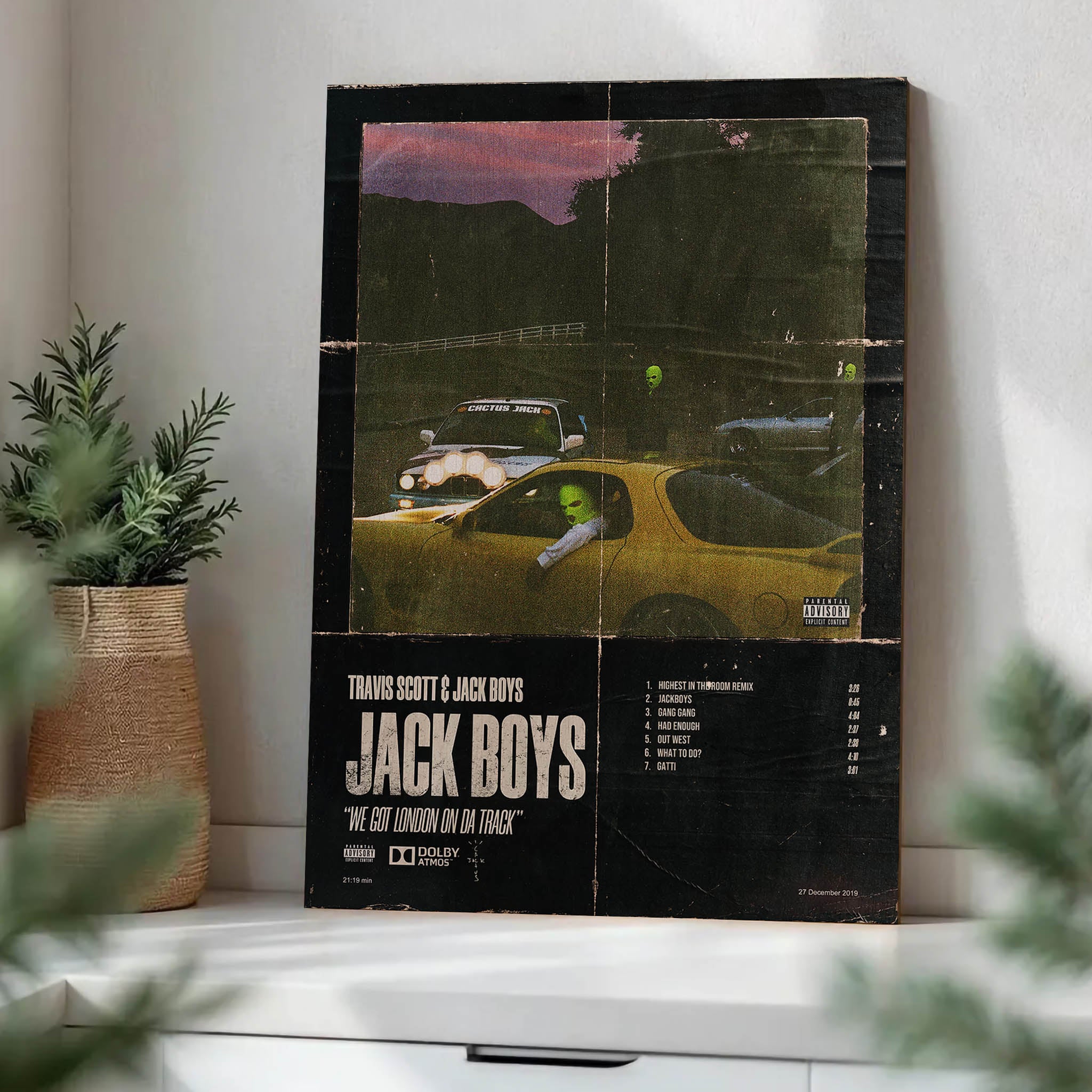 Jack Boys Travis Scott · Wood Print