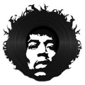 Jimi Hendrix music wall art vinyl record design
